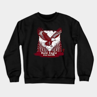 Bald Eagle - WILD NATURE - BALD EAGLE -13 Crewneck Sweatshirt